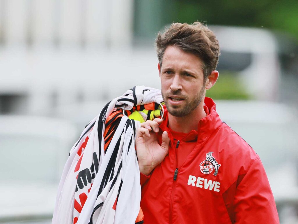 Mark Uth beim Training des 1. FC Köln