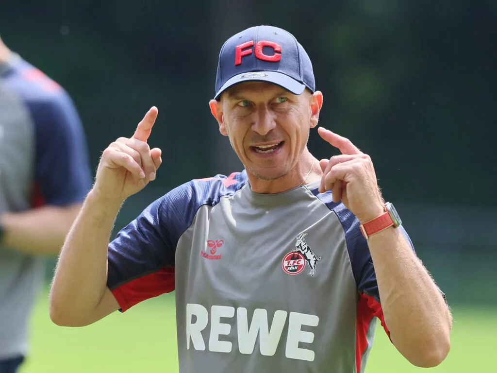 Gerhard Struber beim Training des 1. FC Köln