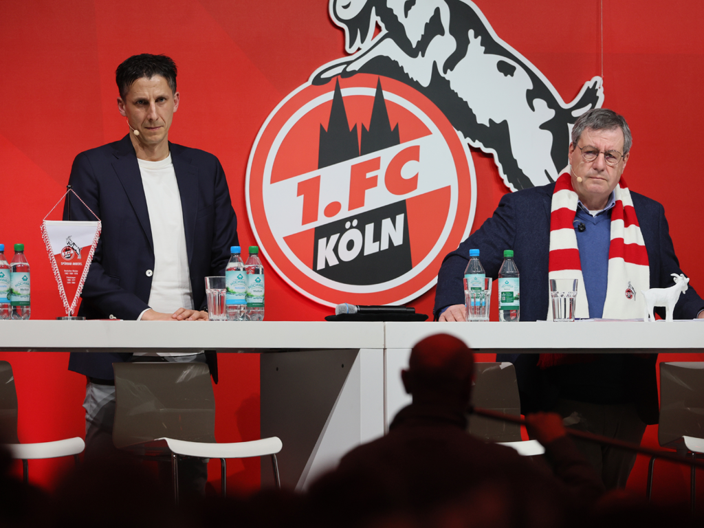 Christian Keller und Werner Wolf vom 1. FC Köln