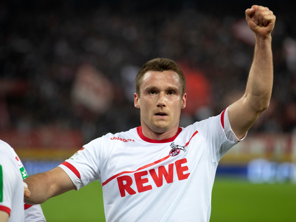 Christian Clemens 2019 für den 1. FC Köln gegen den HSV