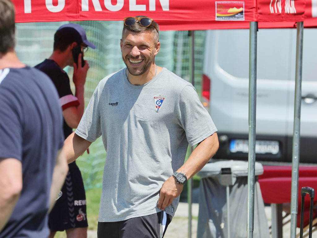 Lukas Podolski zu Gast beim 1. FC Köln