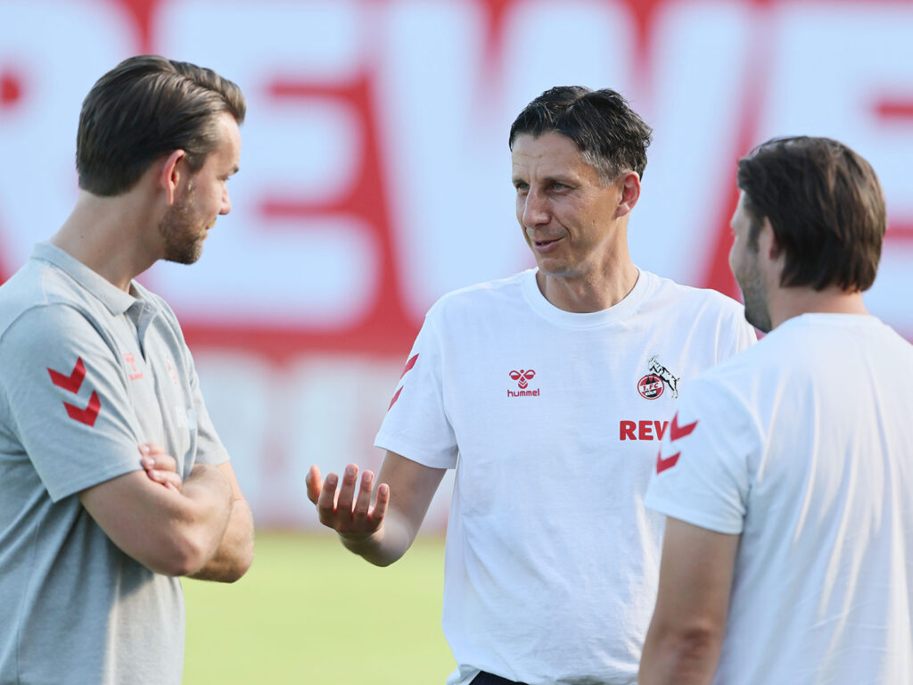 Christian Keller im Trainingslager des 1. FC Köln