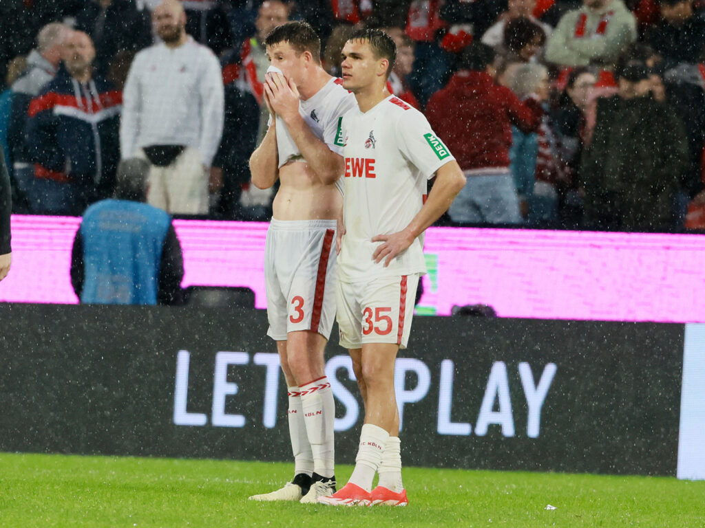 Dominique Heintz und Max Finkgräfe vom 1. FC Köln 