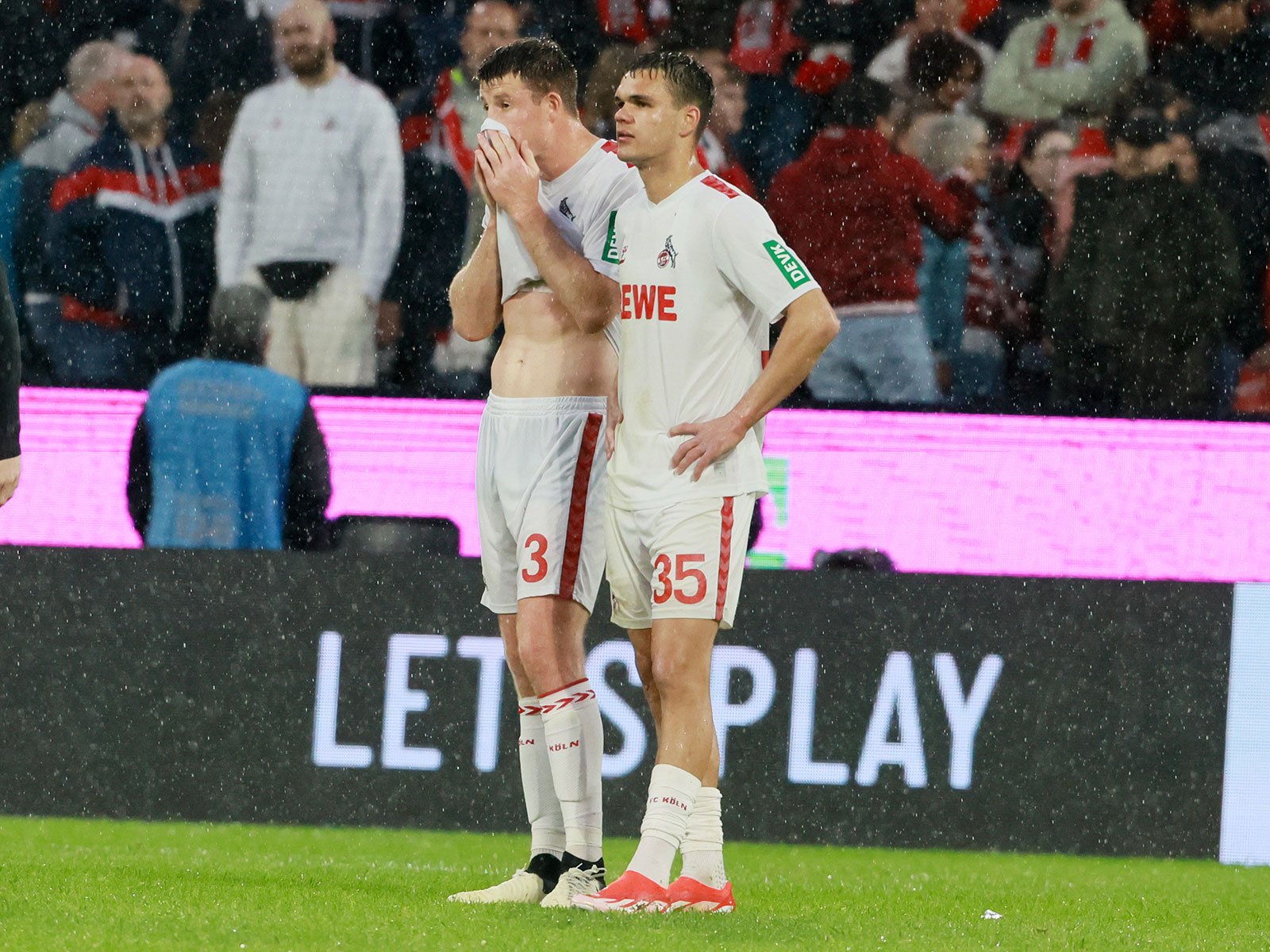 Dominique Heintz und Max Finkgräfe vom 1. FC Köln 