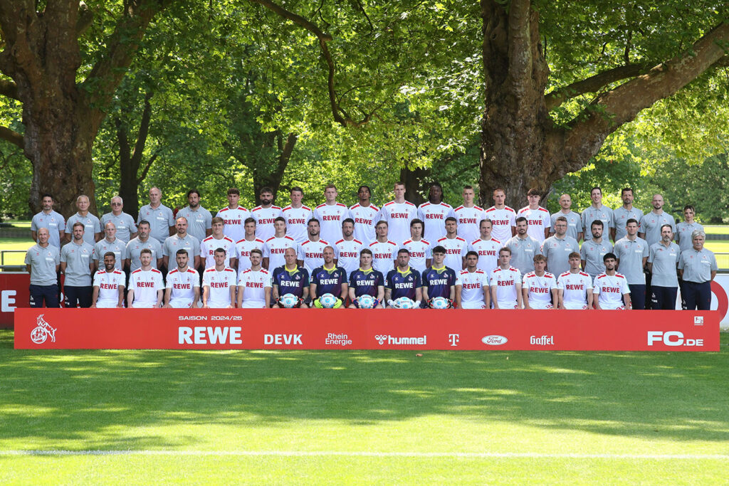 Das Mannschaftsfoto des 1. FC Köln