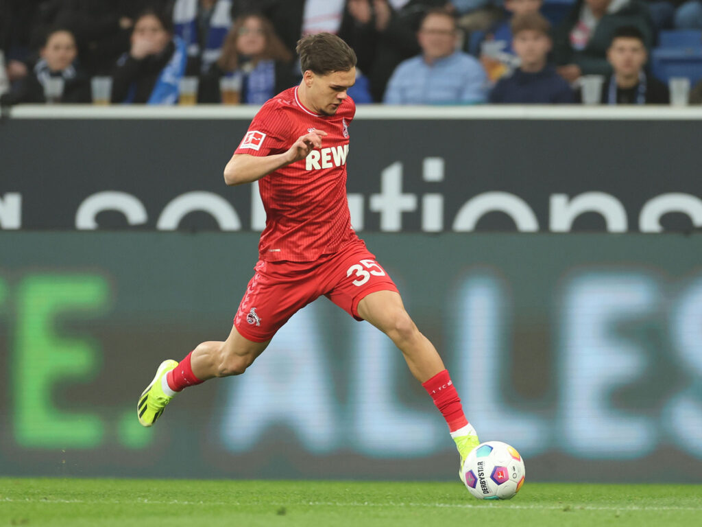 Max Finkgräfe spielt mit dem 1. FC Köln gegen Heidenheim