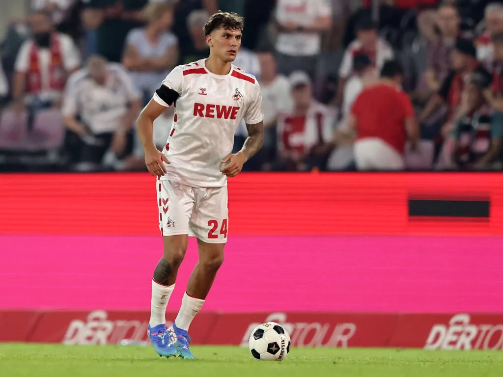 Julian Pauli vom 1. FC Köln bei seinem Profi-Debüt