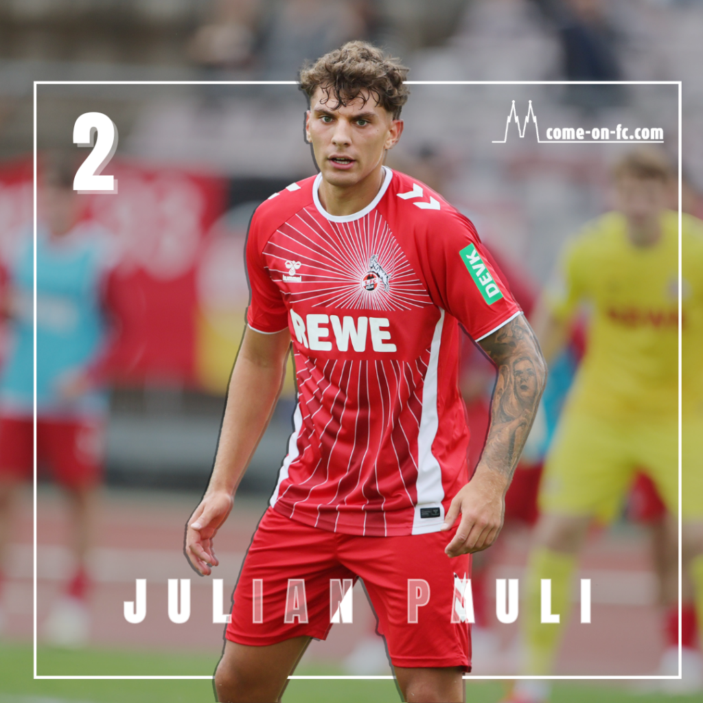 Julian Pauli Einzelkritik für den 1. FC Köln