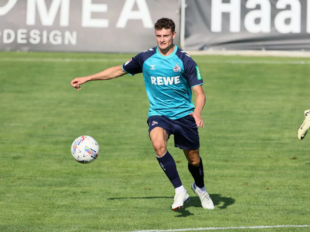 Eric Martel im Testspiel des 1. FC Köln