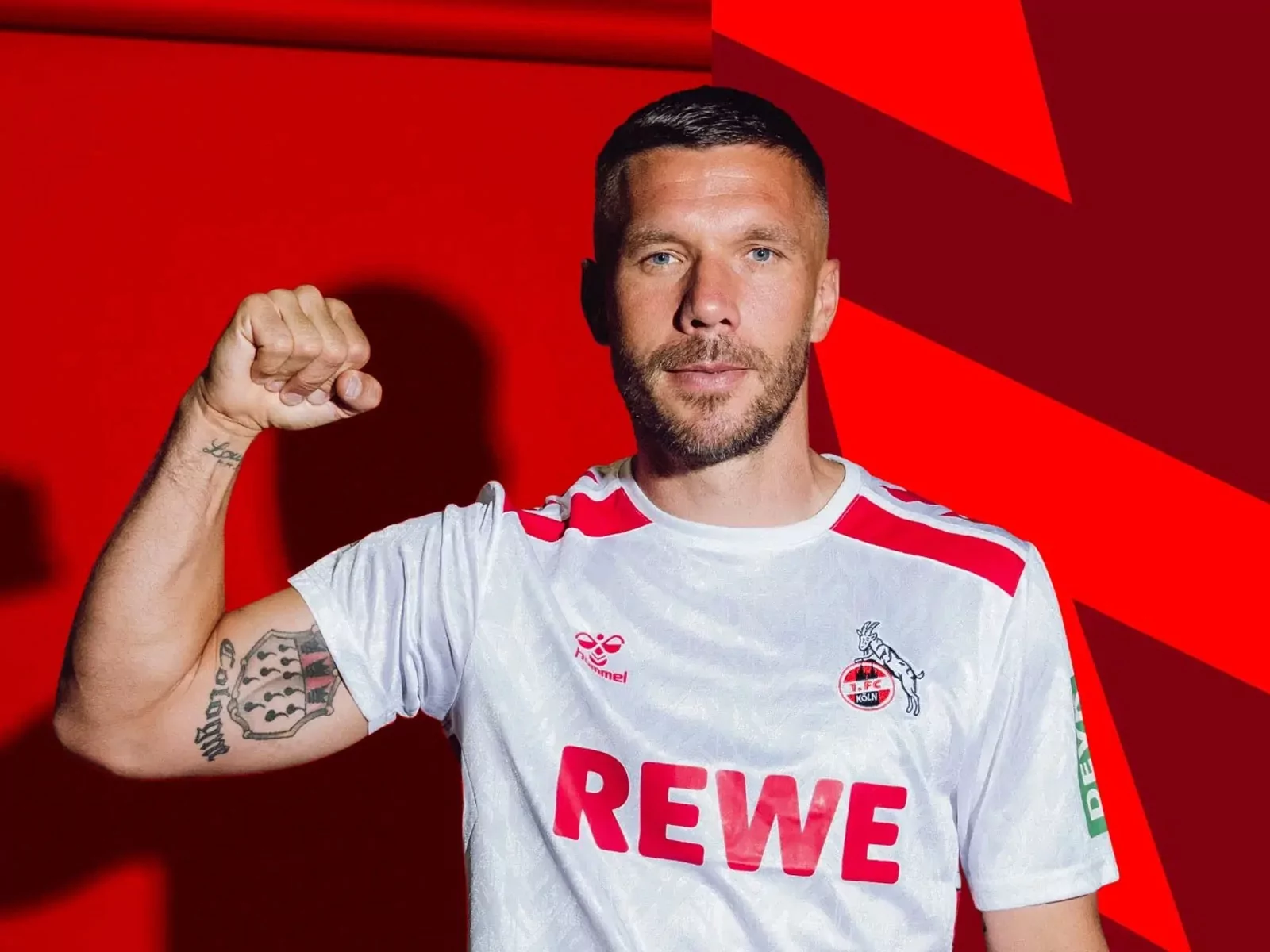 Lukas Podolski im Trikot vom 1. FC Köln