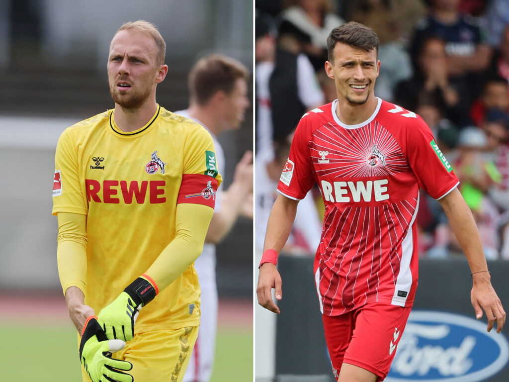 Marvin SChwäbe und Dejan Ljubicic vom 1. FC Köln