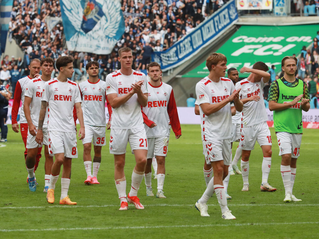 Enttäuschung bei den Spielern des 1. FC Köln