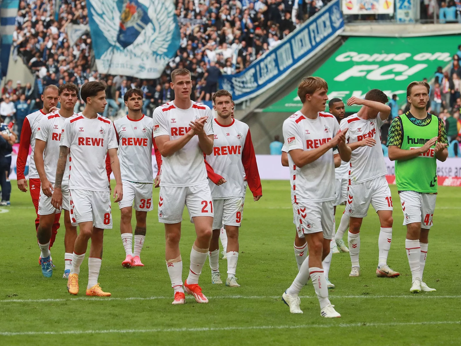 Enttäuschung bei den Spielern des 1. FC Köln