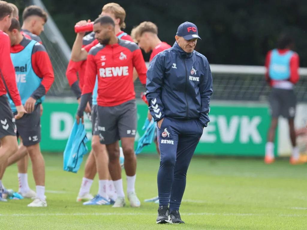 Gerhard Struber beim Training des 1. FC Köln