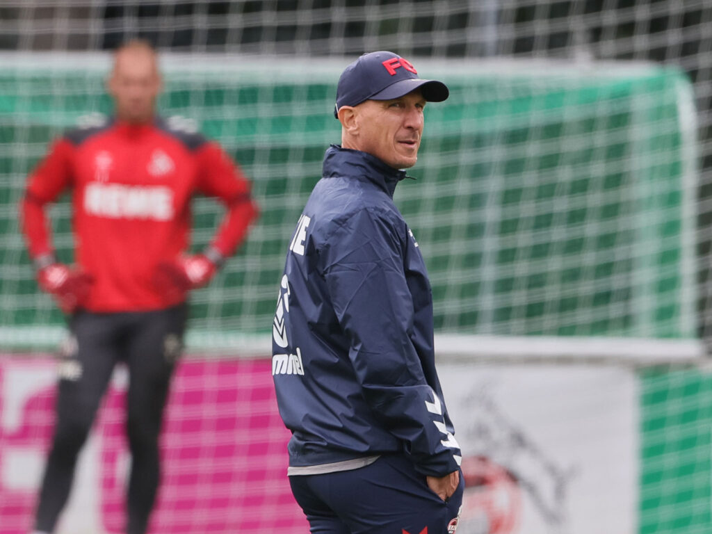 Gerhard Struber beim Training des 1. FC Köln