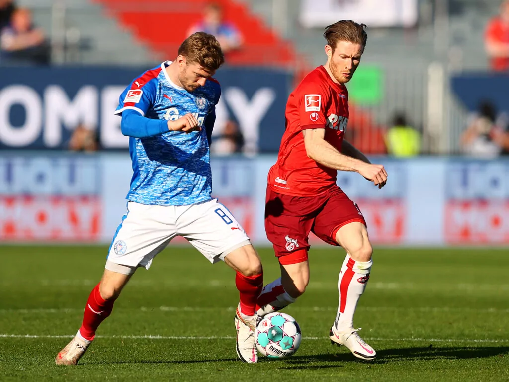 Florian Kainz vom 1. FC Köln im Spiel gegen Kiel