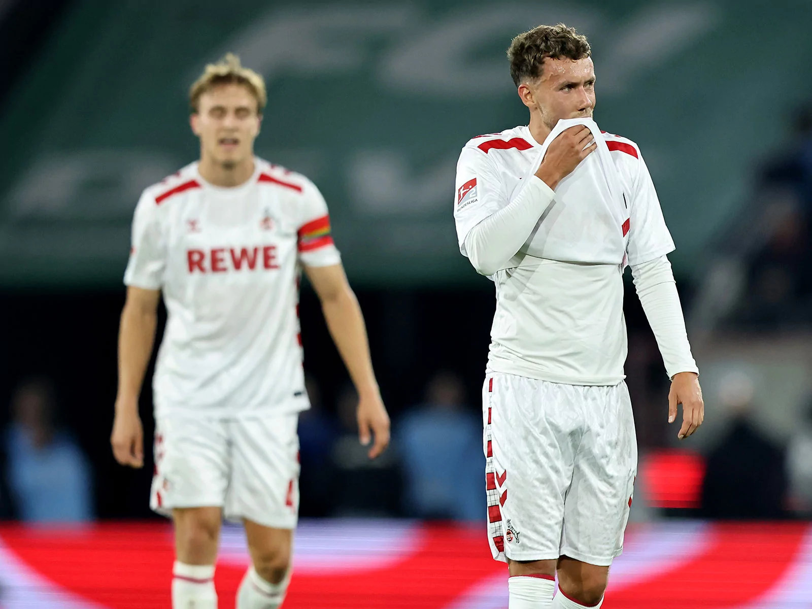 Luca Waldschmidt ist enttäuscht nach der Niederlage des 1. FC Köln