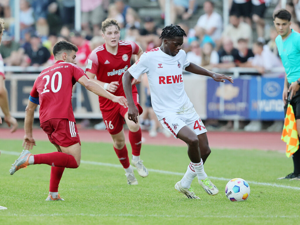 Pierre Nadjombe noch im Trikot des 1. FC Köln