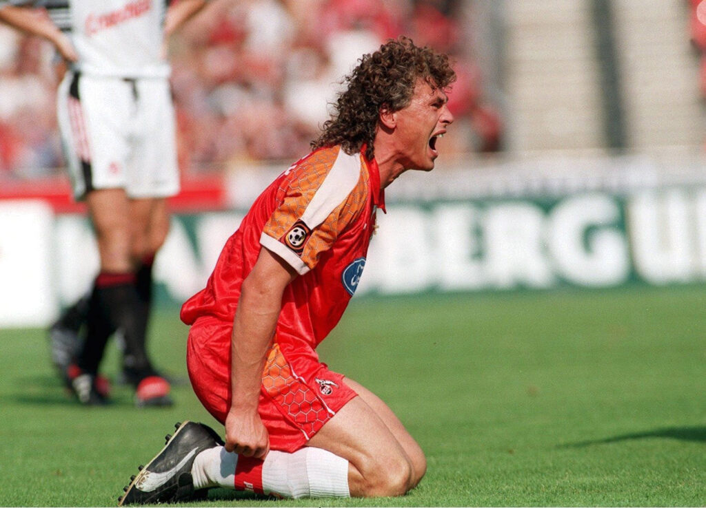 Toni Polster 1997 im Trikot des 1. FC Köln