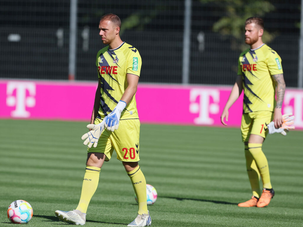 Marvin Schwäbe und Timo Horn beim 1. FC Köln