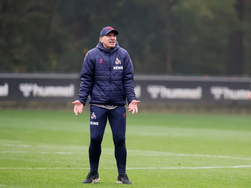 Gerhard Struber beim Training des 1. FC Köln