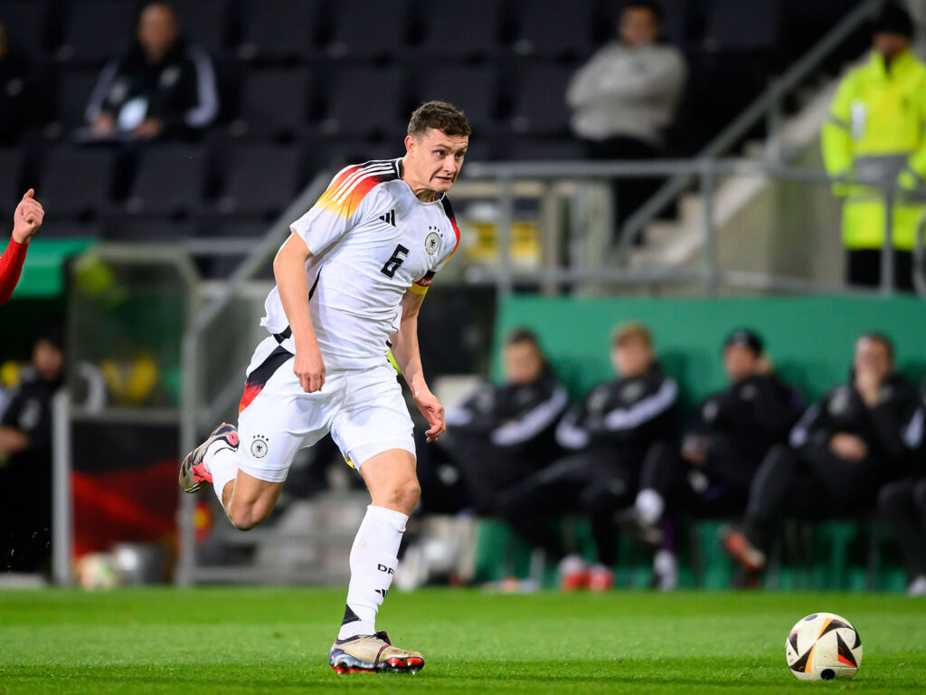 Eric Martel bei der U21 des DFB