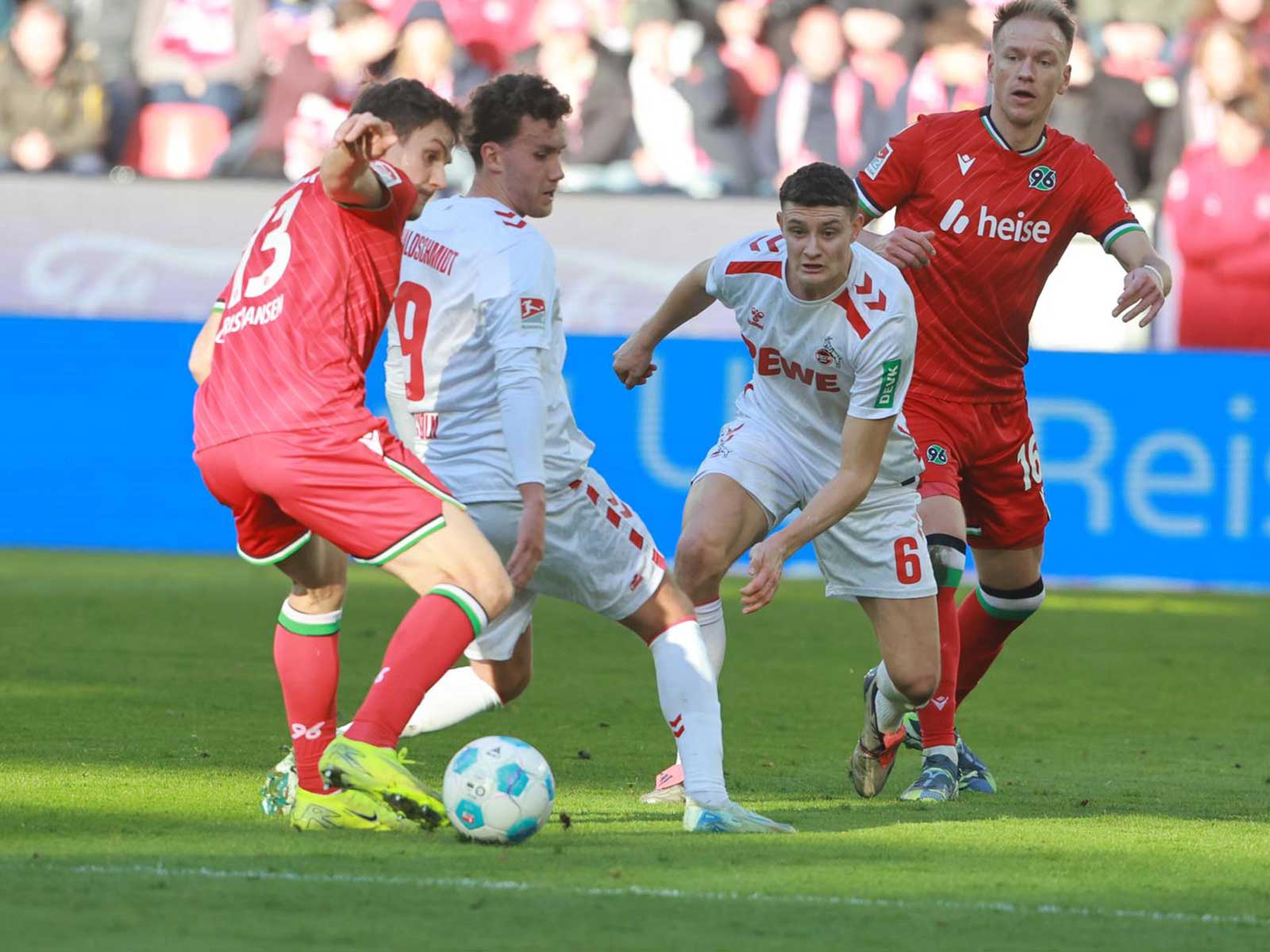 Eric Martel beim 1. FC Köln gegen Hannover