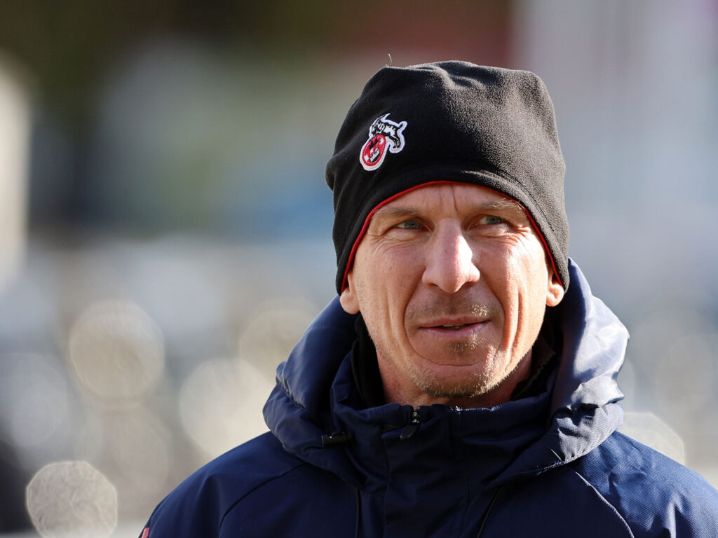 Gerhard Struber beim Training des 1. FC Köln