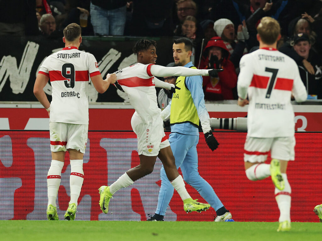 Justin Diehl trifft für den VfB Stuttgart