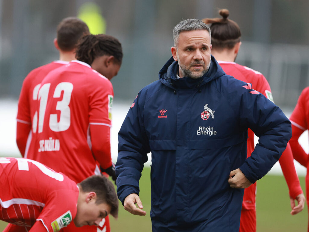 Evangelos Sbonias beim Testspiel der U21