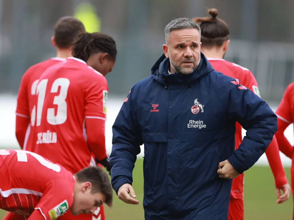 Evangelos Sbonias beim Spiel der U21 des 1. FC Köln