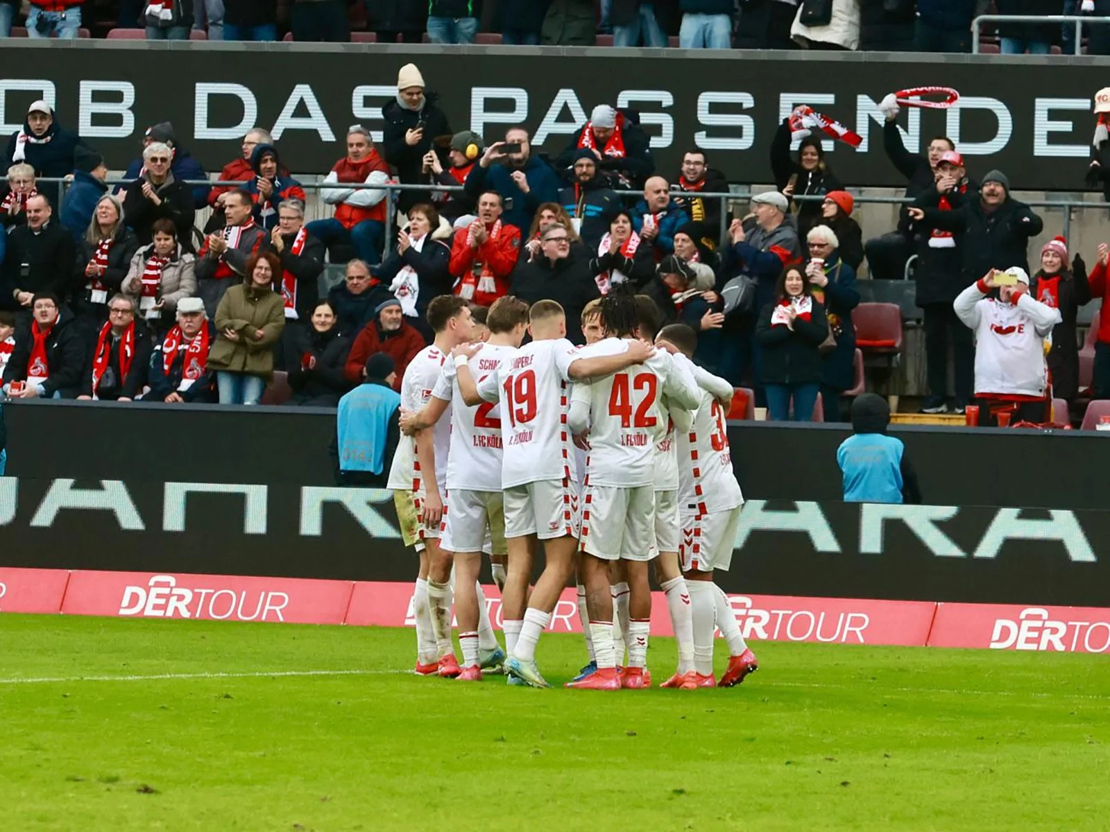Jubel nach der Kölner Führung