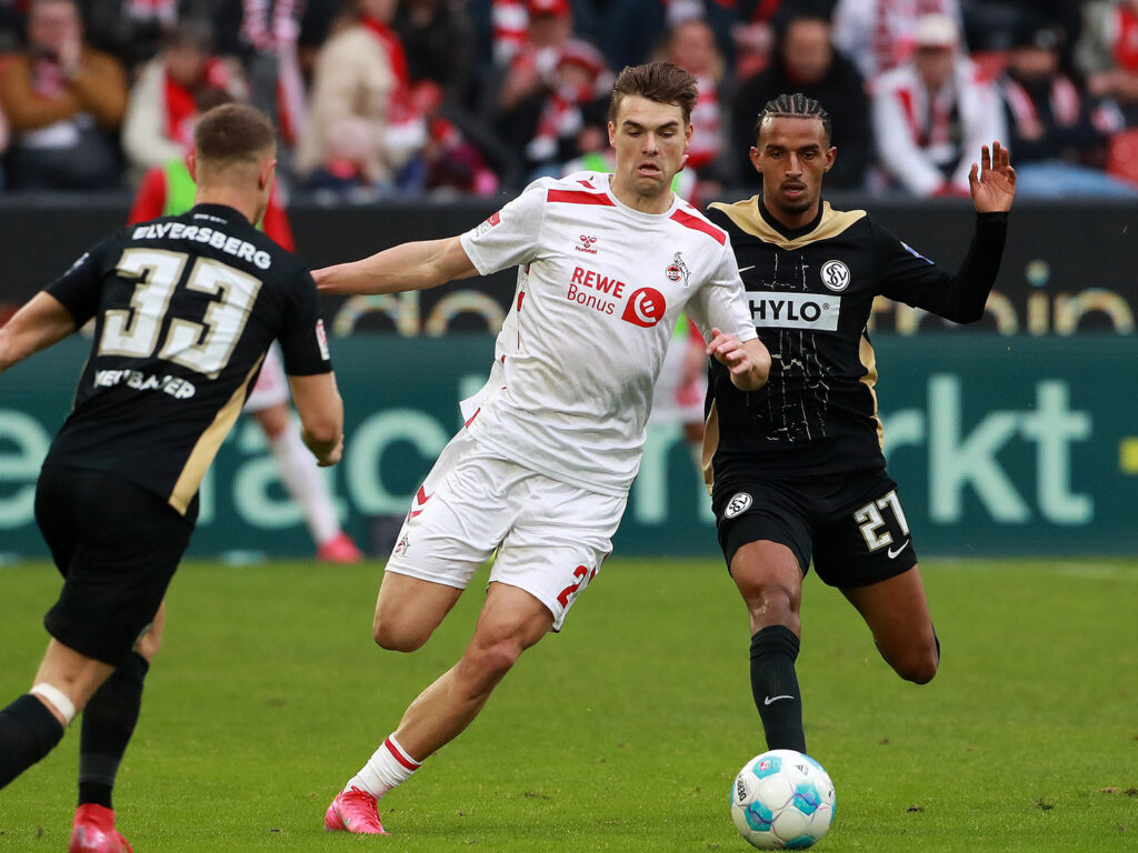 Joël Schmied bei seinem FC-Debüt gegen die SV Elversberg