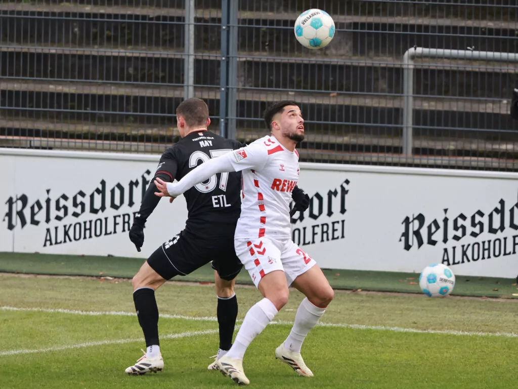 Jusuf Gazibegovic im Testspiel gegen Viktoria Köln