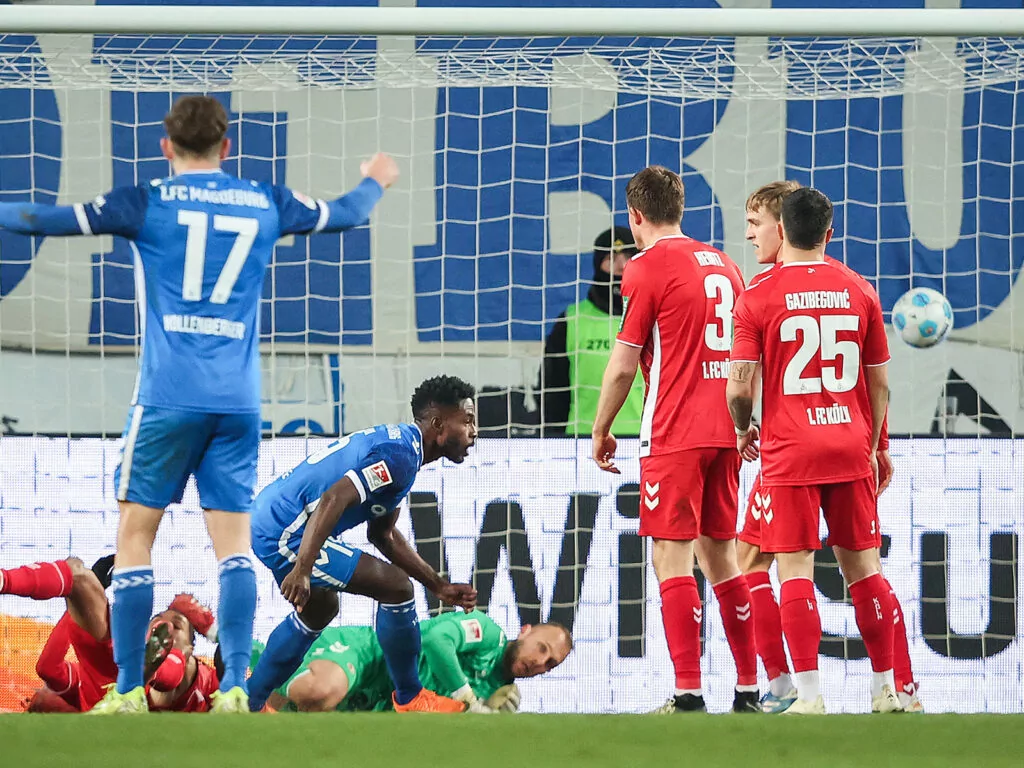 Schwwache Vorstellung der Abwehr des 1. FC Köln