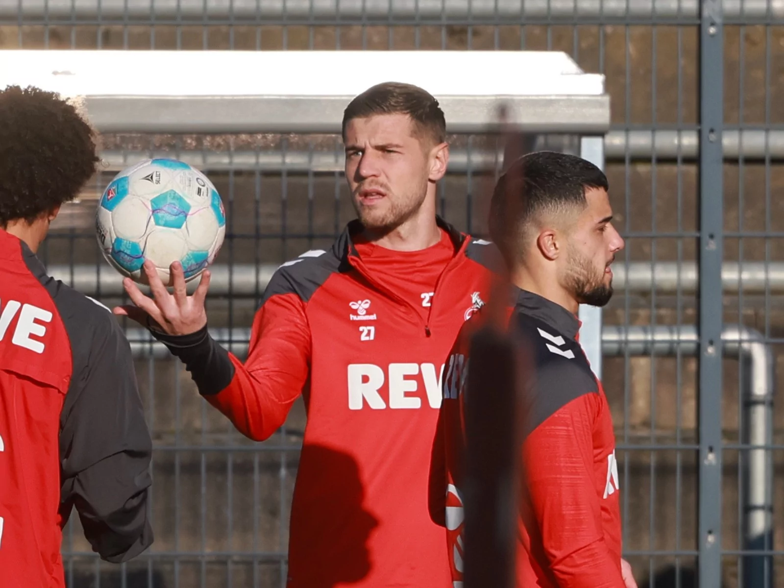 Imad Rondic und Jusuf Gazibegovic vom 1. FC Köln