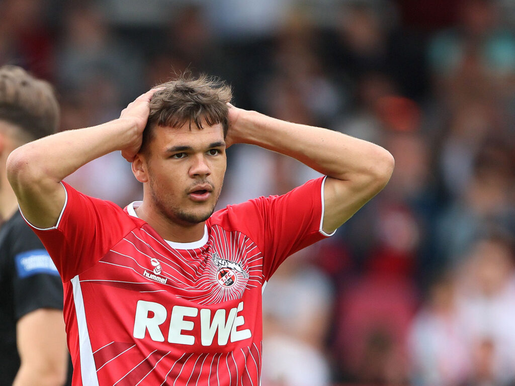 Max Finkgräfe im Trikot des 1. FC Köln.