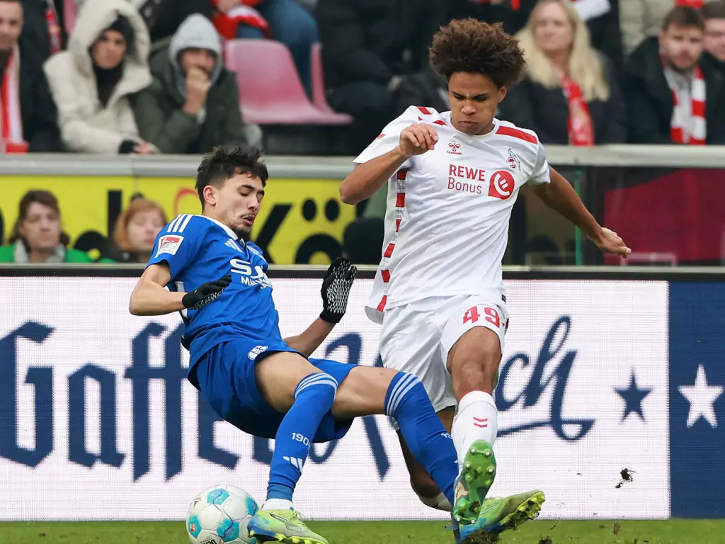 Neo Telle bei seinem Profidebüt für den 1. FC Köln