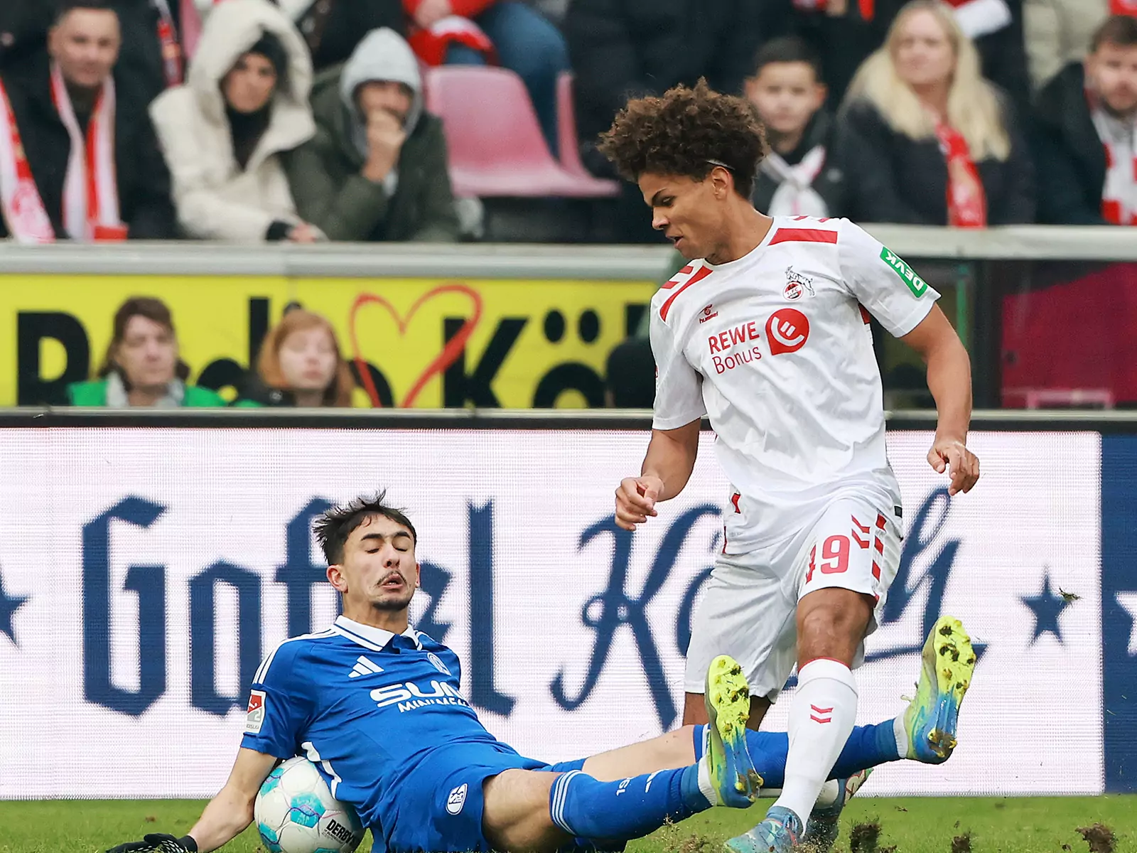 Neo Telle bei seinem Profidebüt für den 1. FC Köln