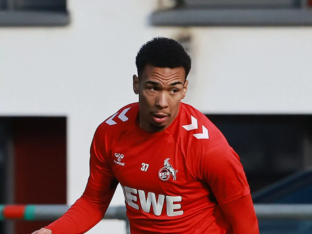 Oliver Schmitt im Training des 1. FC Köln
