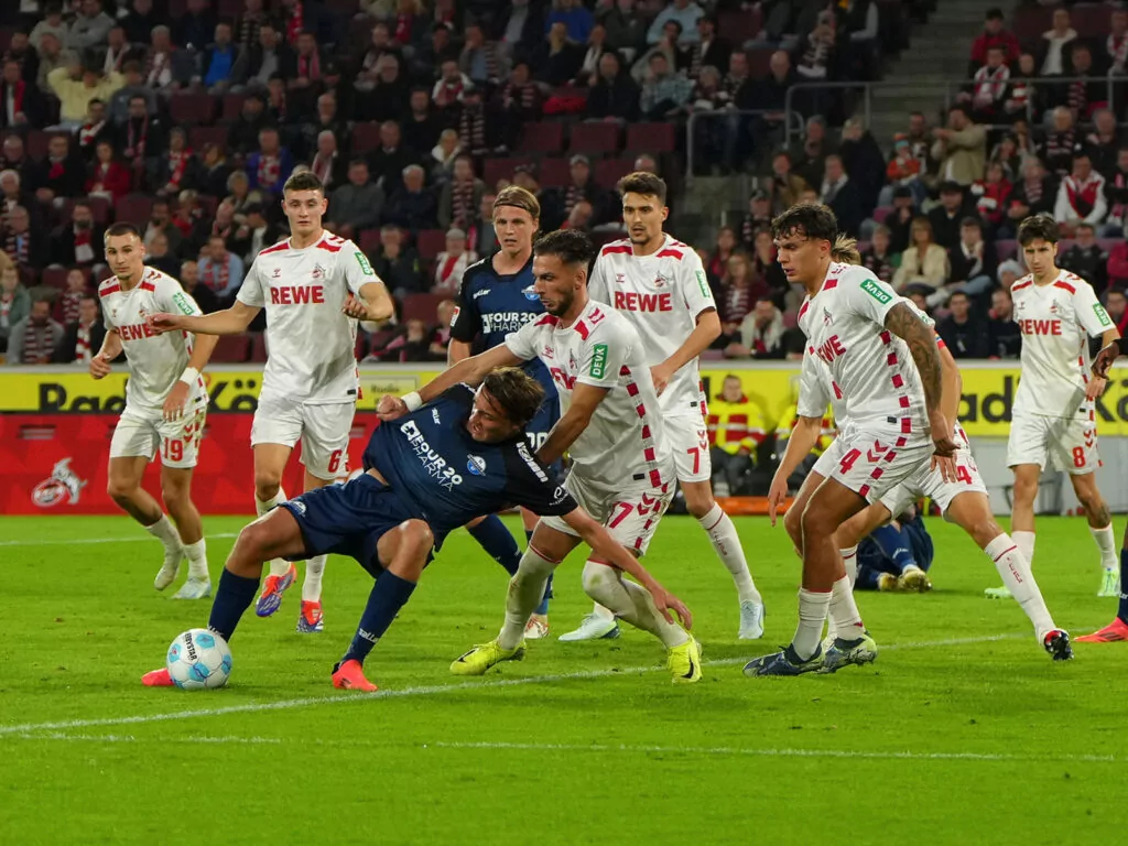 Der SC PAderborn setzt sich gegen den 1. FC Köln durch