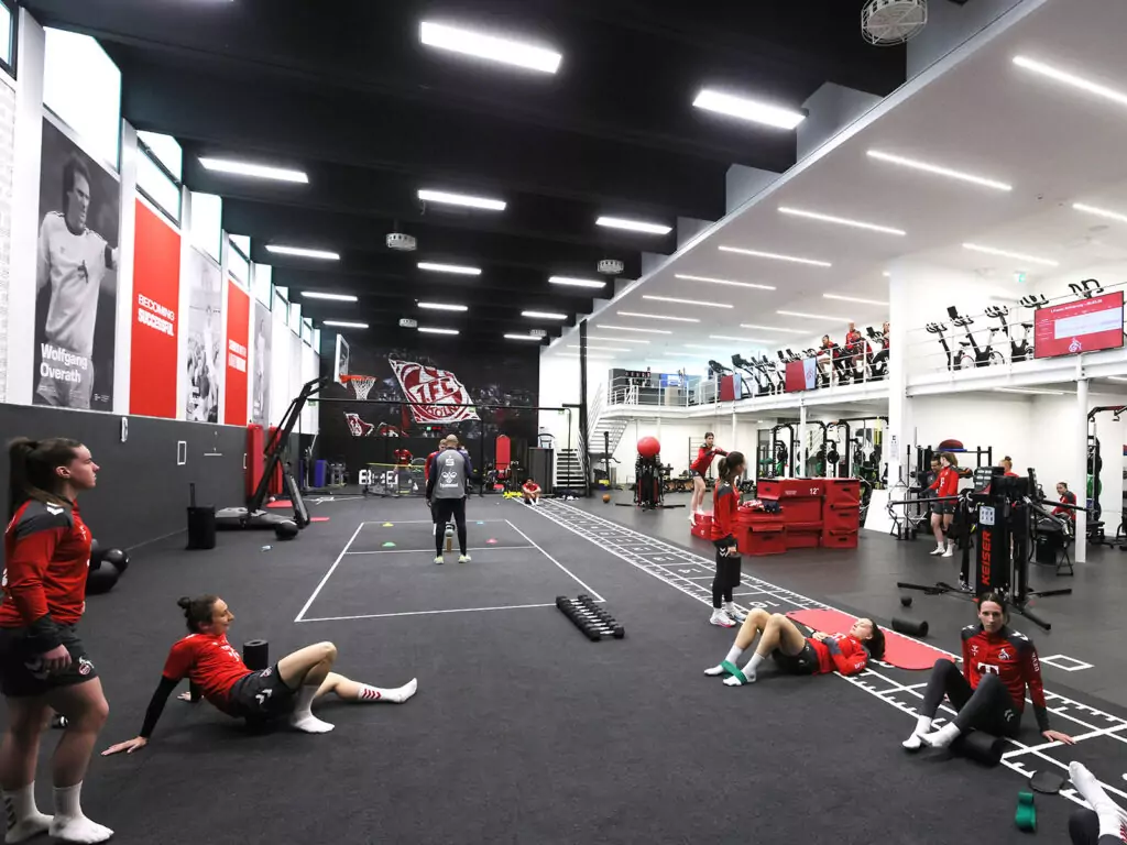 Die Athletikhalle des 1. FC Köln