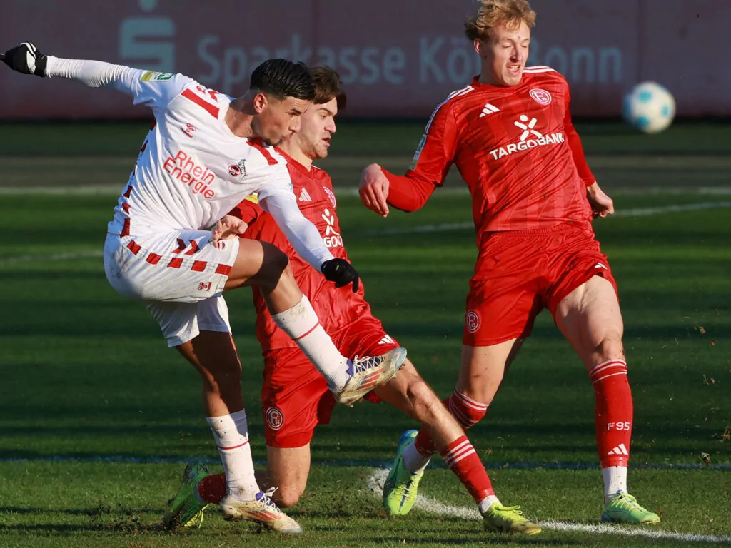 Arda Süne im Spiel der U21 des 1. FC Köln gegen Fortuna Düsseldorf