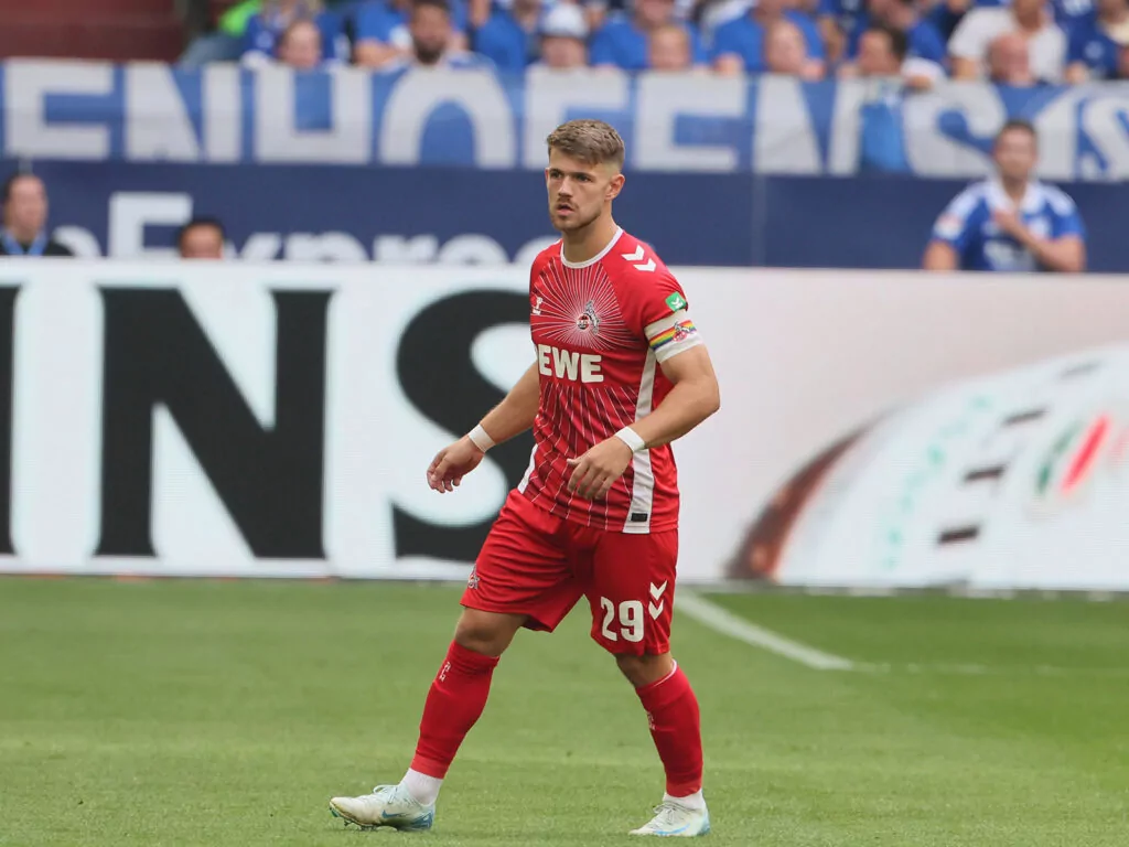 Jan Thielmann beim Spiel des 1. FC Köln