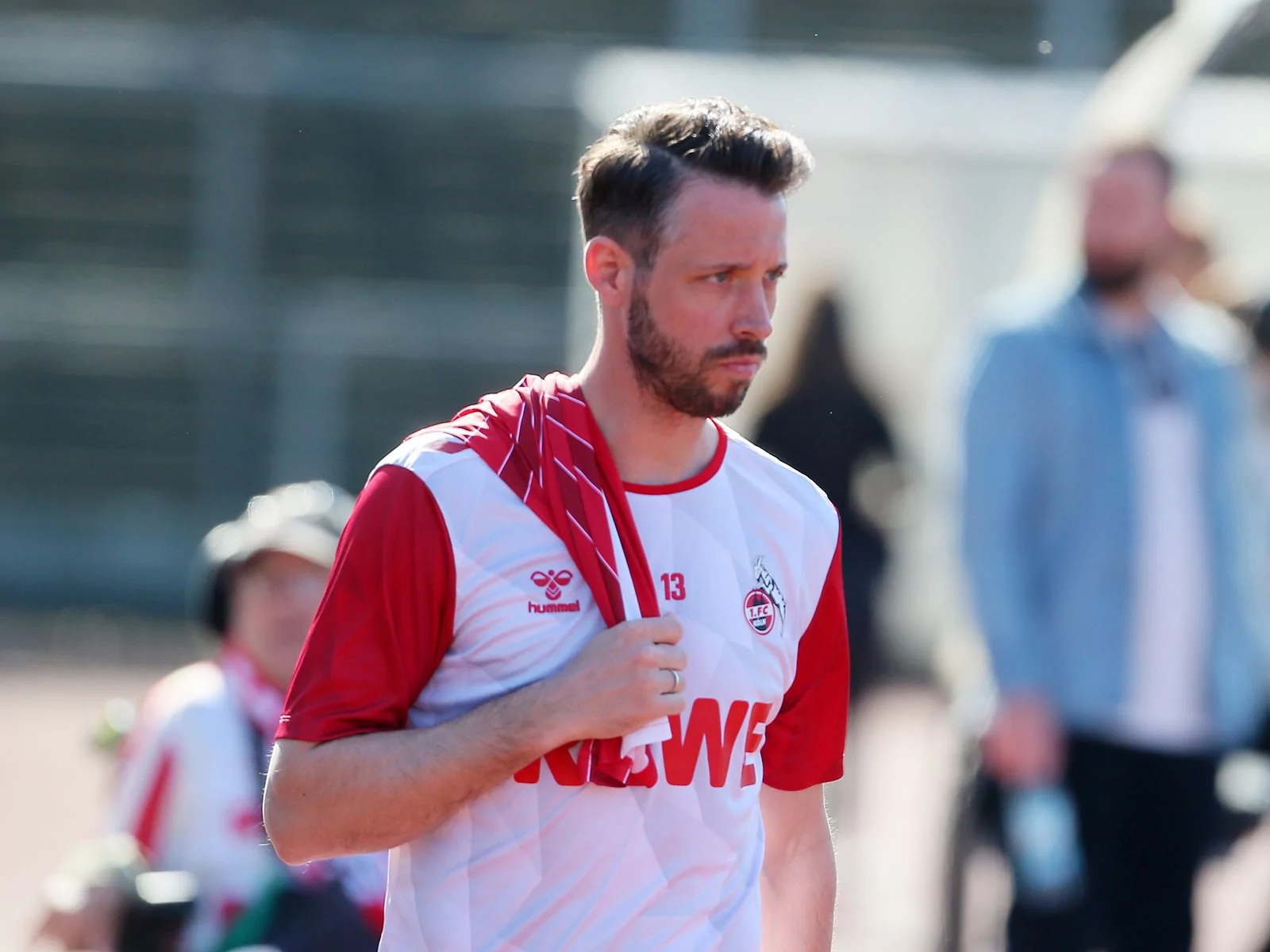 Mark Uth beim Testspiel des 1. FC Köln gegen den SC Verl