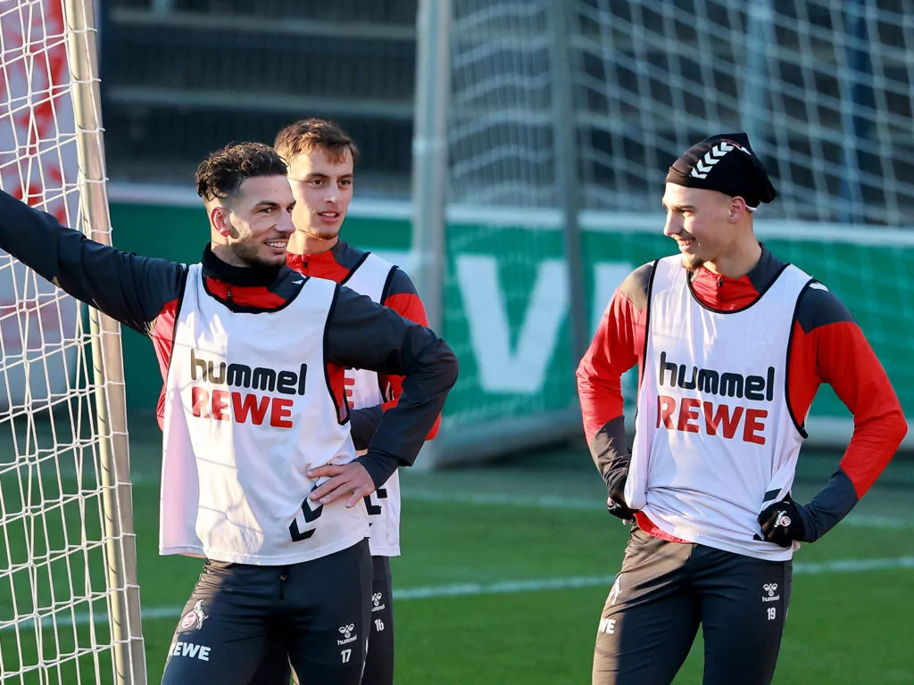 Tim Lemperle beim Training des 1. FC Köln