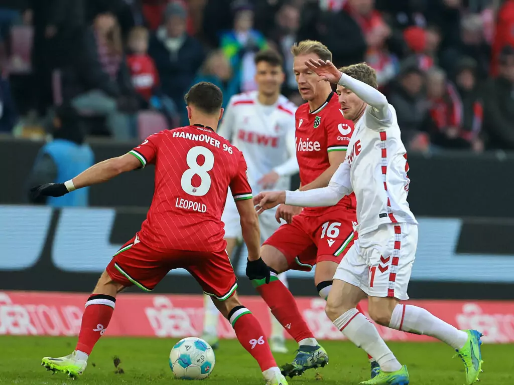1. FC Köln im Duell gegen Hannover 96