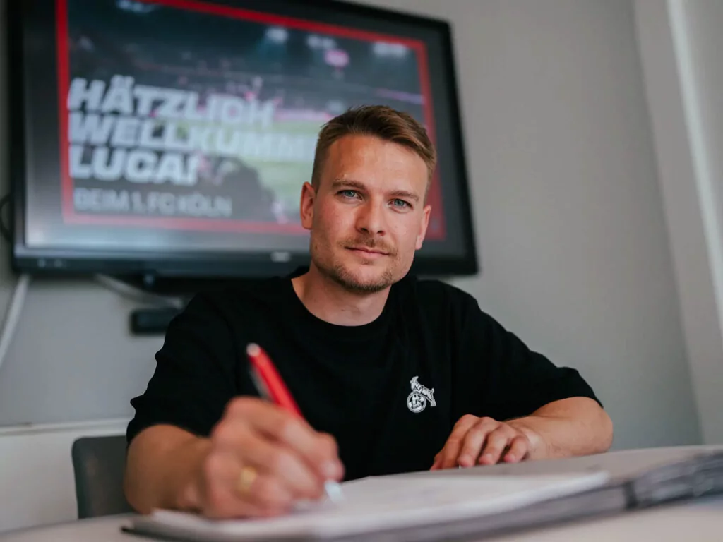 Luca Dürholtz hat beim 1. FC Köln unterschrieben