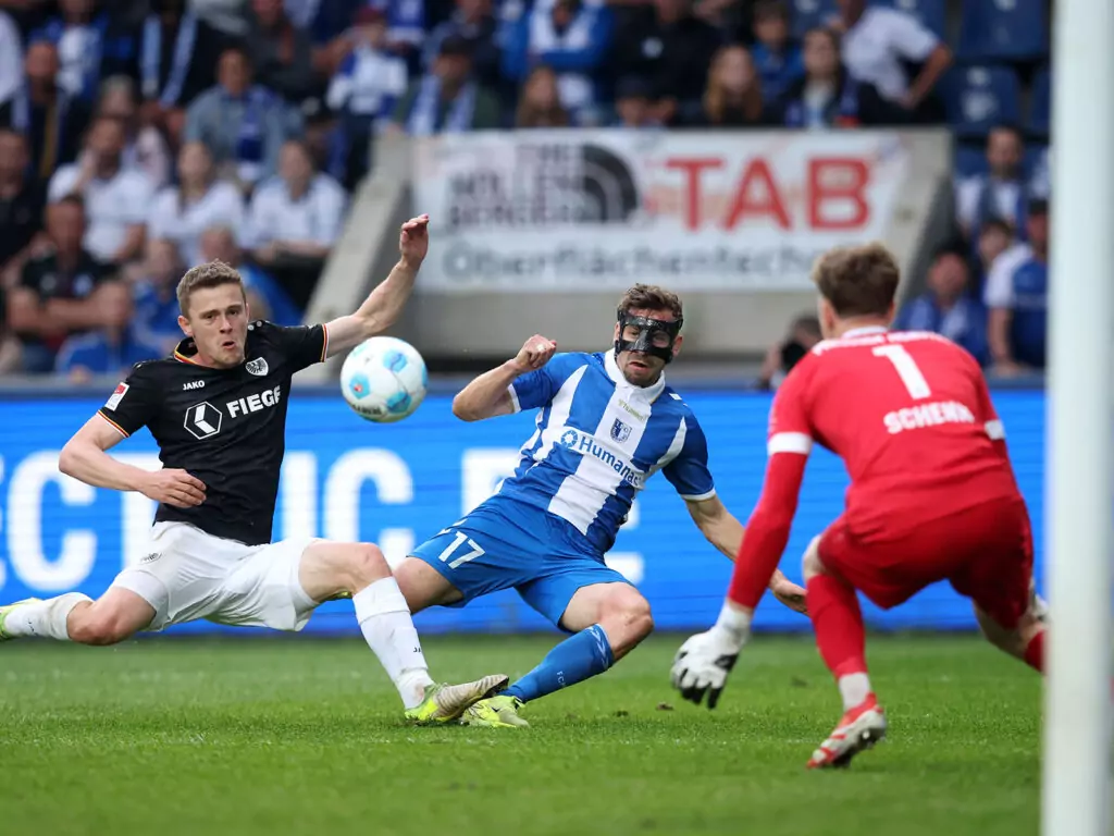 Duell zwischen Magdeburg und Münster