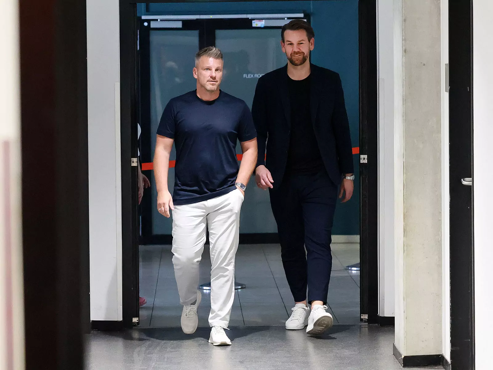 Lukas Kwasniok und Thomas Kessler vom 1. FC Köln